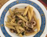 Foto del paso 4 de la receta: Macarrones con setas variadas y panceta