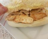 A picture of step 4 of My Garlic Chicken Mayonaise Baguette 😁.