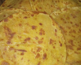 A picture of step 10 of Pumpkin chapati.