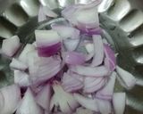 A picture of step 1 of Chana Dal Khichdi.