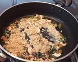 A picture of step 1 of Samvat Rice Khichdi(Samak Rice Upma).