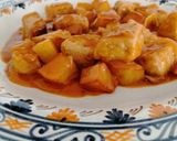 Foto del paso 12 de la receta: Atún con patatas y salsa de cebolla