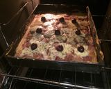Foto del paso 10 de la receta: Fainá de pizzería fácil con muzzarella y cebollas caramelizadas