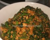 Foto langkah ke 5 dari resep Tumis Tempe Kangkung Pedas.