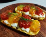 A picture of step 2 of Polenta Bruschetta.