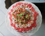 Foto langkah ke 12 dari resep Birthday cake for baby (Smash cake 1st birthday).