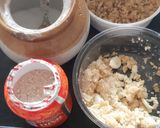 A picture of step 2 of Gujarati peas and brinjal sabji #GA4#week4.