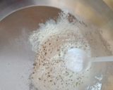 A picture of step 4 of Tikka Pizza (without cheese+without yeast).