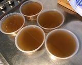 Une image de l'étape 1 de Sauce crémeuse au bouillon de crevettes et cresson.
