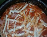 Foto del paso 4 de la receta: Spaghetti con tocino en salsa de jitomate y ajo