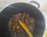 A picture of step 6 of Honey glazed mbuzi.