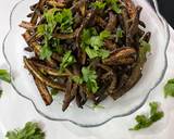 Khichadi with fried bhindi and Papad recipe step 2 photo