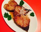 Hình bước làm 4 của món Cá cam sốt Teriyaki