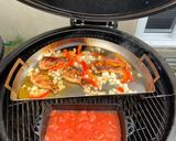 Une image de l'étape 4 de Paella sur BBQ au charbon.