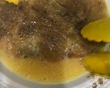 A picture of step 3 of Tawa chicken steak.