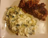 Une image de l'étape 6 de Gratin façon flan de courgettes.