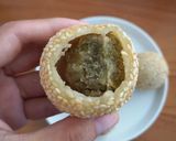 Foto langkah ke 6 dari resep Onde-onde isi Kumbu Kacang Hijau.