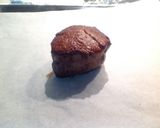 A picture of step 2 of Beef Tenderloin with Pinot Noir Cream.