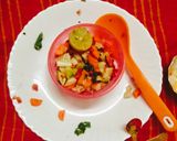 A picture of step 2 of Raw Mango salad.
