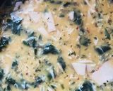 Une image de l'étape 2 de Omelette au four, épinards /jambon/comté.