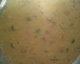 A picture of step 3 of Besan ka chila 😊😊😊.