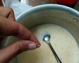 Foto langkah ke 4 dari resep Almond Milk Orange Pudding (Pudding Sehat).