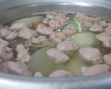 Hình bước làm 1 của món Bún mọc