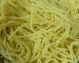 A picture of step 8 of Chilli Chicken Spaghetti.