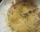 A picture of step 9 of Chatpata Mexican Kacchi keri Pizza Chat.