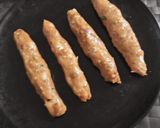 A picture of step 9 of Seekh kabab.