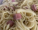 A picture of step 1 of My sausage spaghetti.