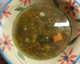 Foto del paso 4 de la receta: Sopa de mejillones, kanikama y verduras