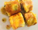 A picture of step 7 of Korean Egg Rolls.