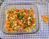 A picture of step 1 of #Sprout salad.