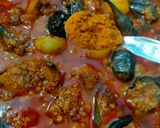 A picture of step 8 of Ringan bataka nu masaledar chatpatu shak.