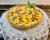 Foto del paso 11 de la receta: Pizza rústica de jamón serrano, patatas y calabacín