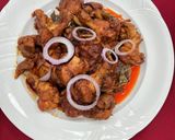 A picture of step 4 of Malaysian Sweet and Spicy Chicken.