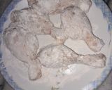 A picture of step 5 of KFC style fried Chicken.