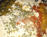 A picture of step 1 of Mix flour mathri.
