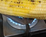 A picture of step 1 of Schezwan Bhutta.