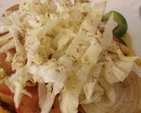 A picture of step 4 of Peri peri veg sandwich.