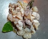 Foto langkah ke 4 dari resep Sate Kikil bumbu kacang #week8.