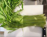 【炒】蒜炒空心菜的食譜步驟1照片