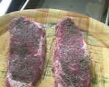 A picture of step 1 of Quick and simple steak 🥩.