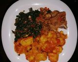 A picture of step 5 of Matoke.