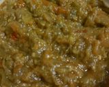 A picture of step 6 of Baingan ka bharta.