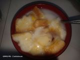 Sangtihom (pisang roti honey milk)