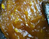 A picture of step 7 of Bombay halwa.