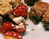 A picture of step 5 of Eggplant cordon bleu with tomato and bread salad 🥗.