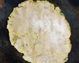 A picture of step 3 of Makke ki roti with veggies.